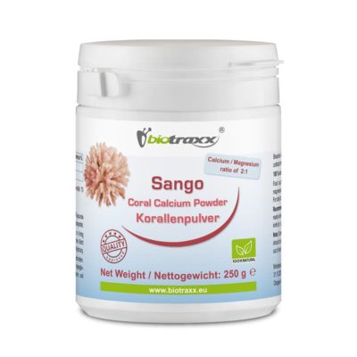 Biotraxx Sango Mineral Powder 2:1 Calcium and Magnesium, 250g