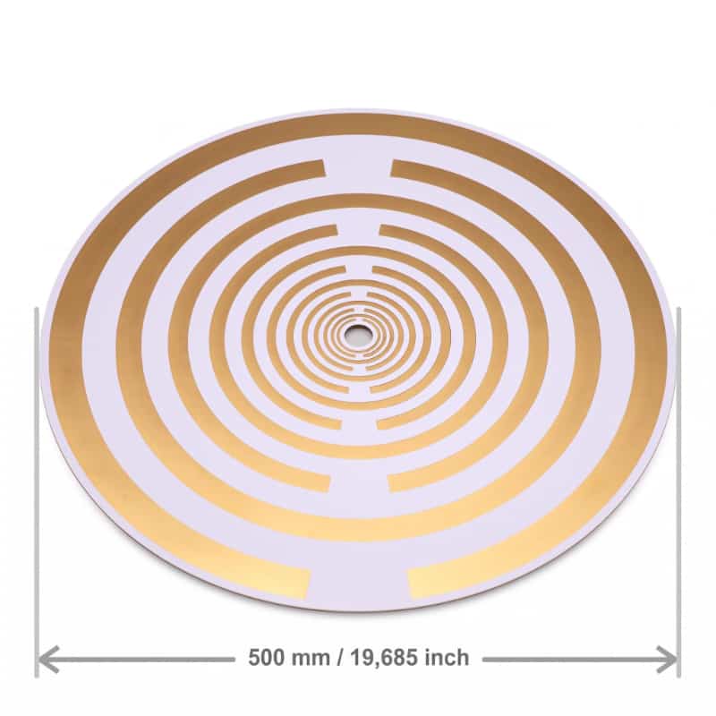 Raumvital MWO Energy Disc 500mm sizes in inch & mm